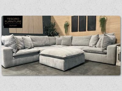 AYDEN & IVY CLOUD SEREEN MODULAR SECTIONAL