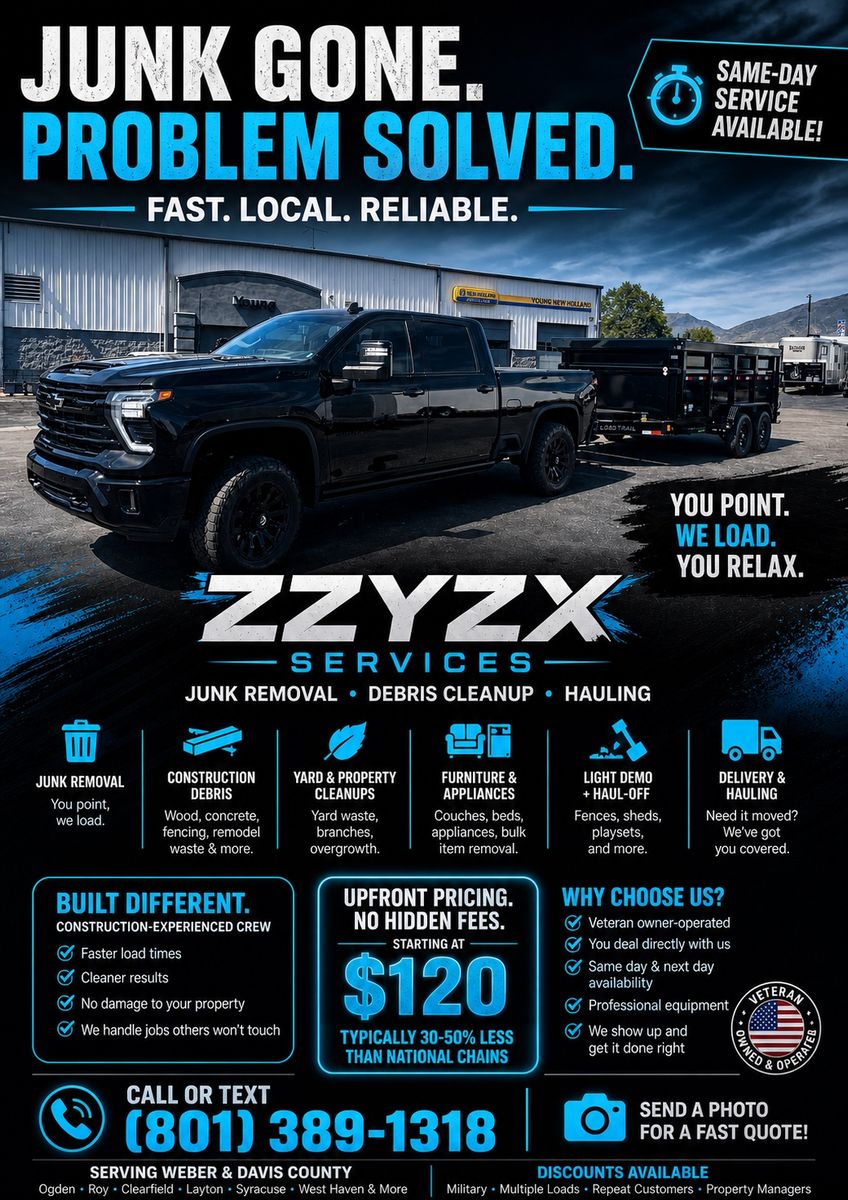 We load and haul Junk!
