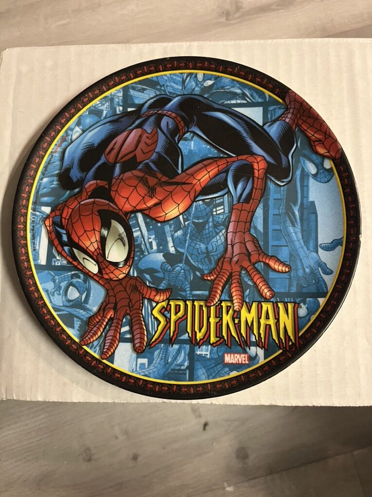 Vintage spiderman Kids Plate
