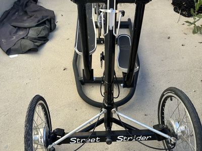 Street Strider Elliptical Bike - Outdoor Fitness Machine with 3 Wheels, Used