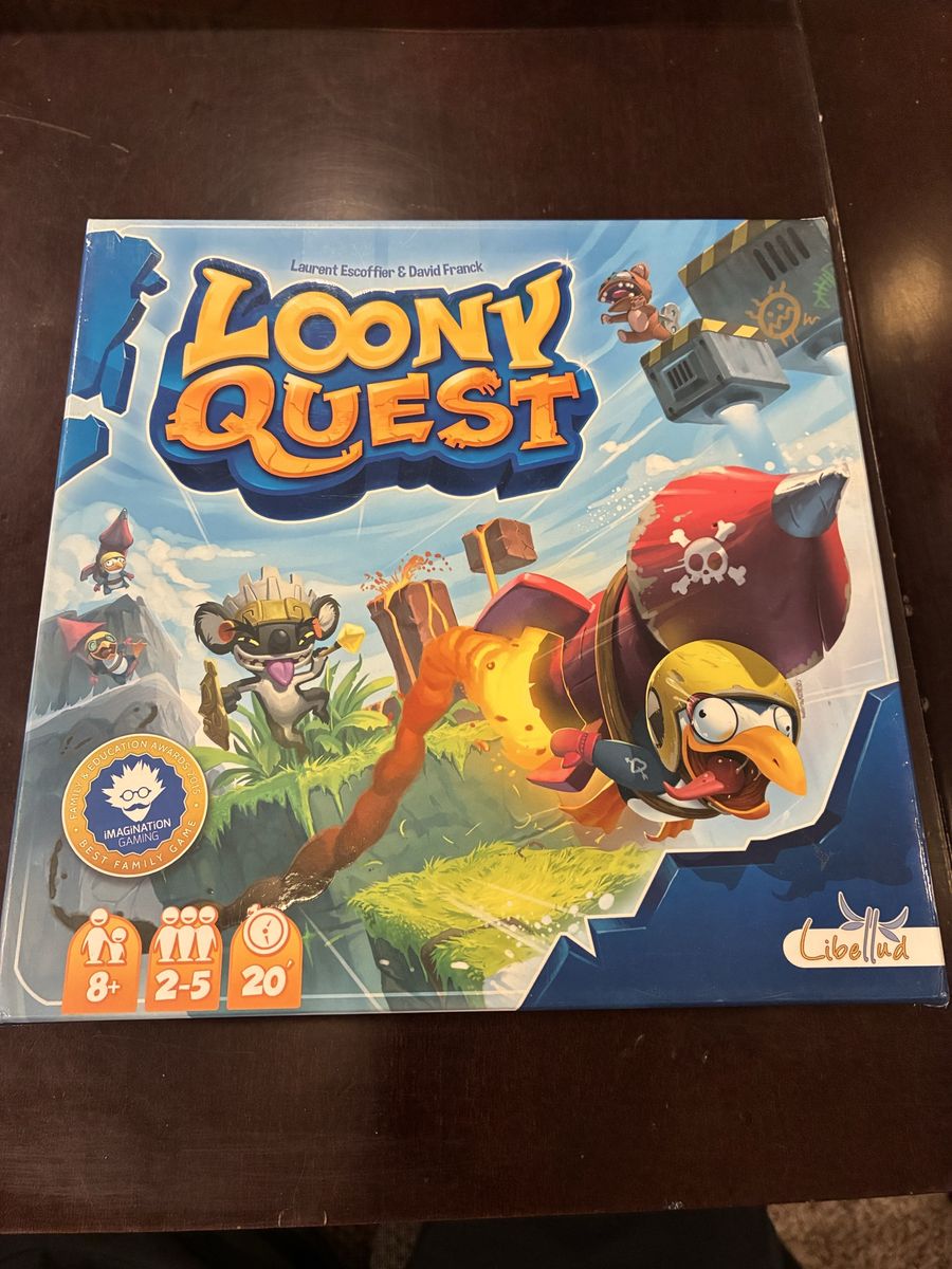 Loony Quest Board Game - Libellud Family Strategy Game Ages 8+ 2-5 Players