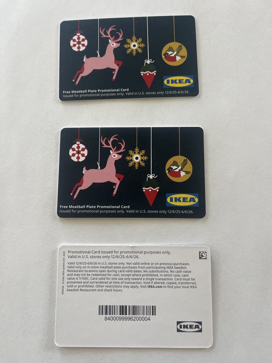 3 Free IKEA meatball meals EXPIRE TODAY