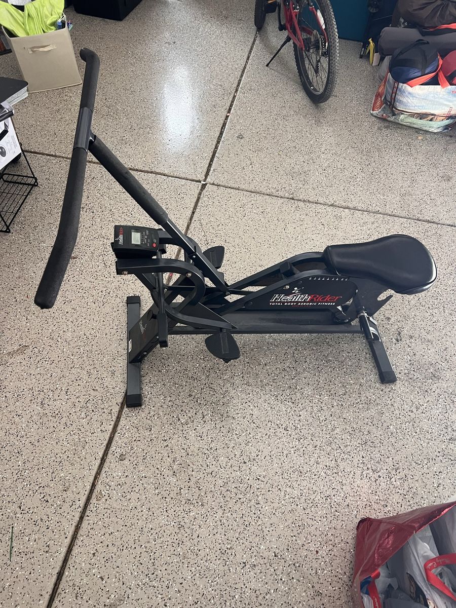 HealthRider Total Body Aerobic Fitness Machine- weighted exercise cardio
