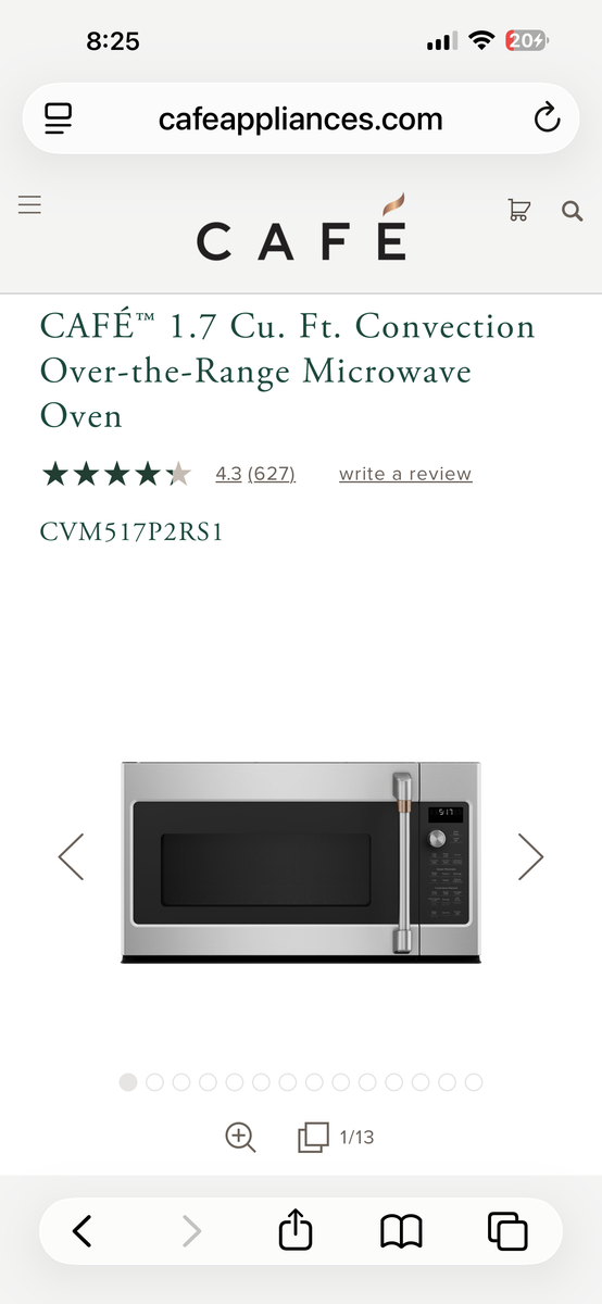 Cafe microwave
