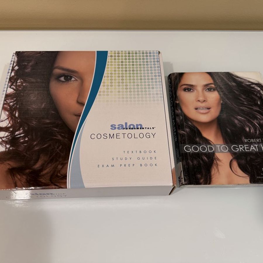Salon Fundamentals Cosmetology Textbook & Robert Vetica Good to Great Hair, Exam Prep