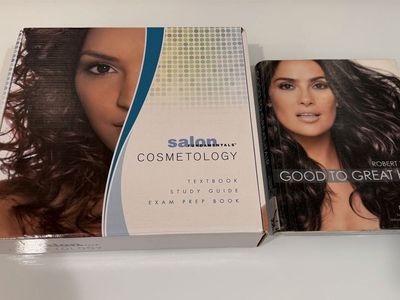 Salon Fundamentals Cosmetology Textbook & Robert Vetica Good to Great Hair, Exam Prep