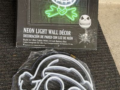 Disney The Nightmare Before Christmas Jack Skellington Neon Light Wall Décor