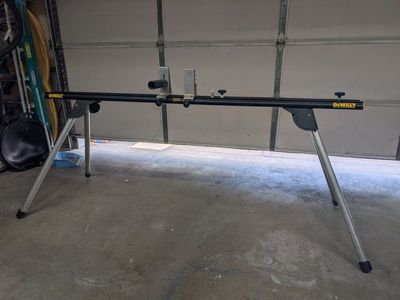 DeWalt DW730 Miter Saw Stand with Supports - Durable, Portable Workstation