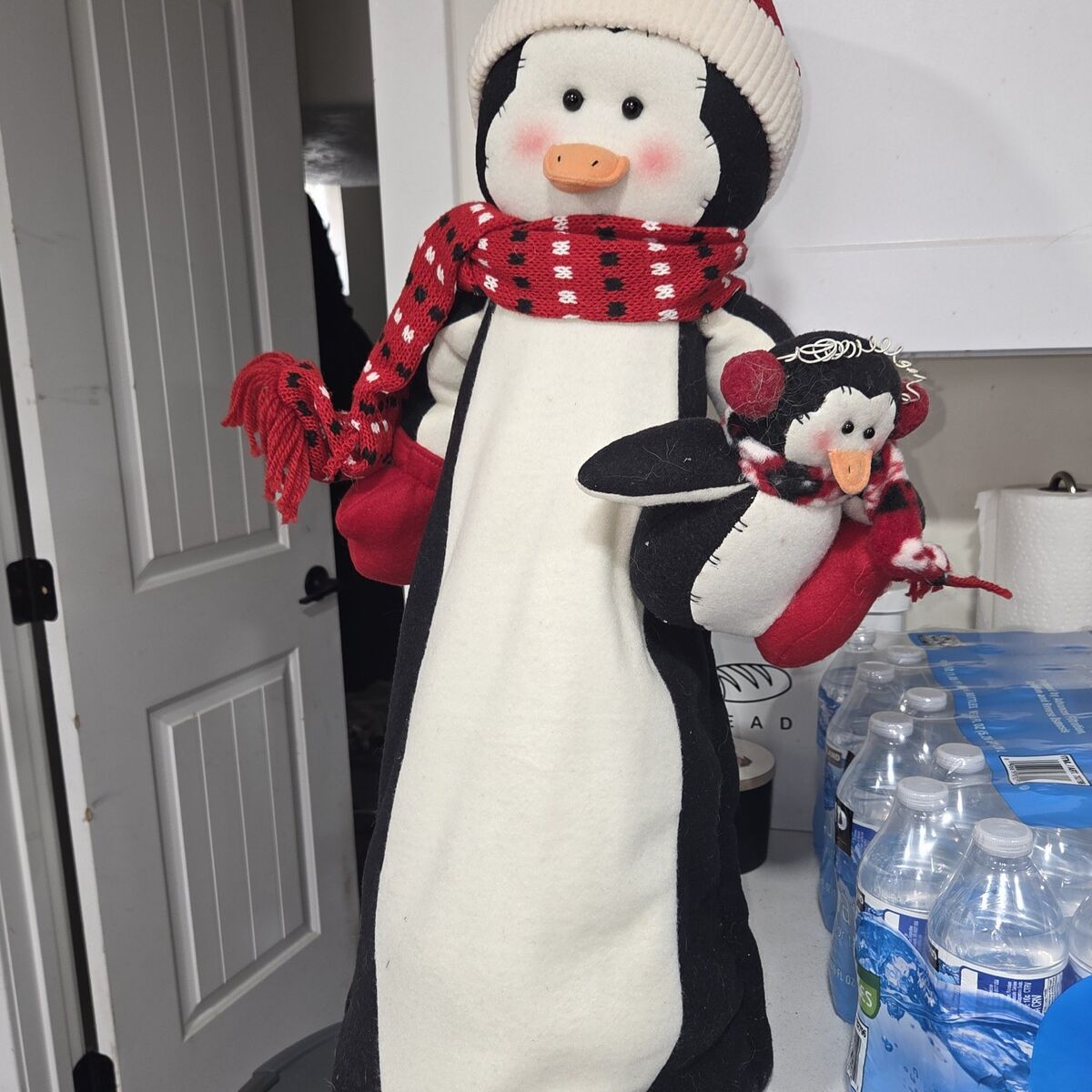 Tall Christmas penguin from Costco