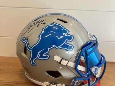 Jared Goff Signed Detroit Lions Authentic Helmet – Fanatics Certified