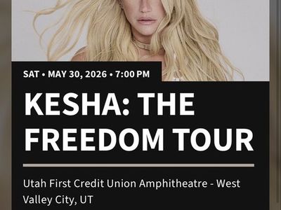 2 Kesha tickets SEATS!