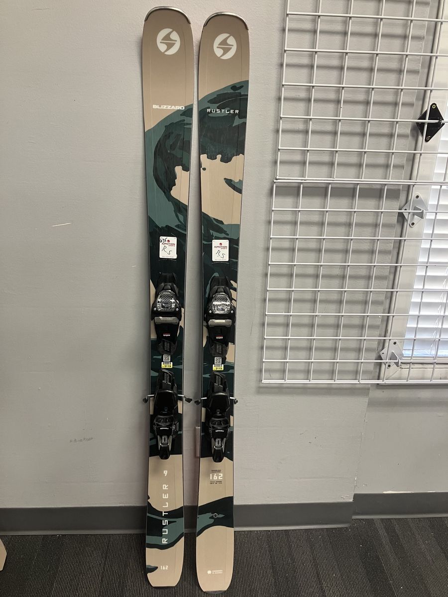 Blizzard Rustler 9 162cm Skis w/ Atomic Strive 11 Demo Bindings- Lightly Used 2026