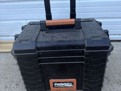 Ridgid Rolling Tool Box Heavy Duty Portable Storage