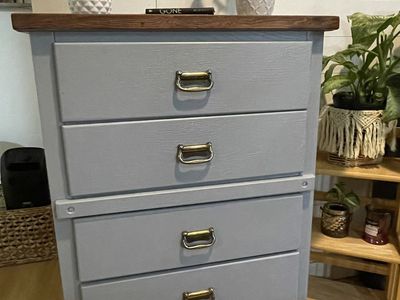 farmhouse style 5 drawer dresser