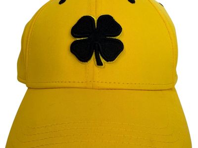 Limited Edition Clover 7 Yellow Golf Hat - L/XL