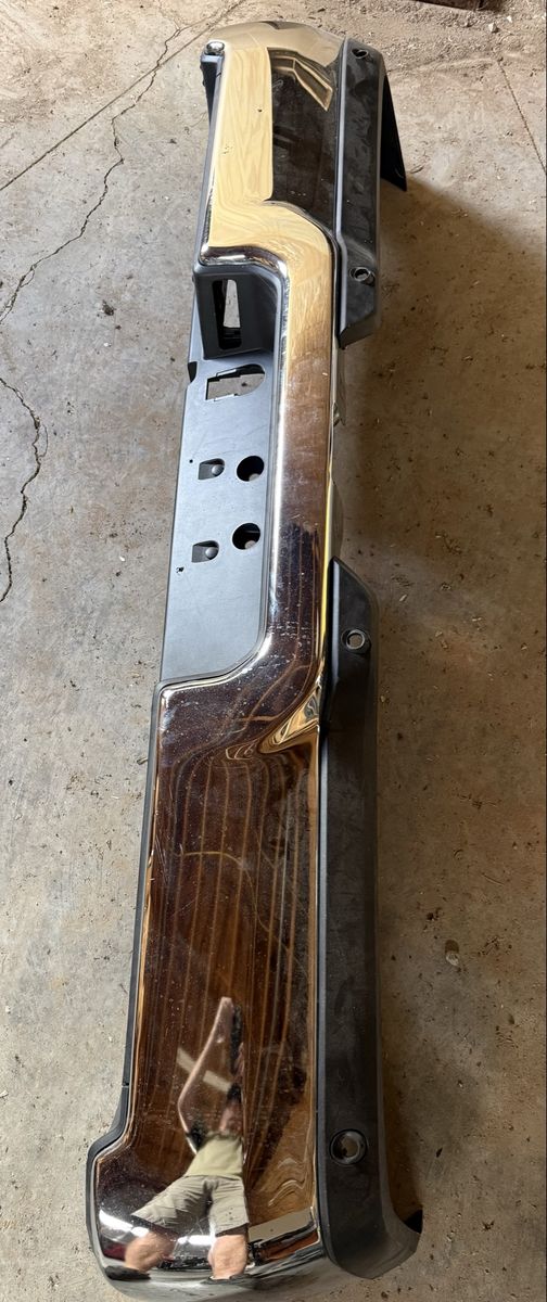 Dodge Ram 2500 Chrome Rear Bumper with Sensor Holes - 