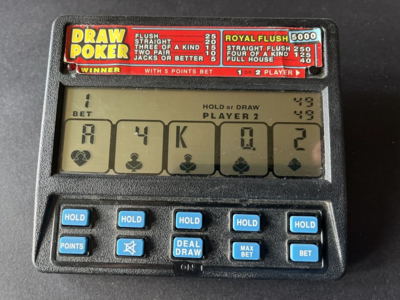 Vintage Draw Poker Game