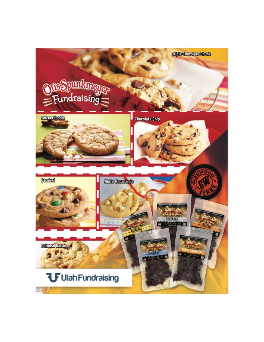 Sports Team Fundraiser - Otis Spunkmeyer Cookie Dough & Glenwood Jerky