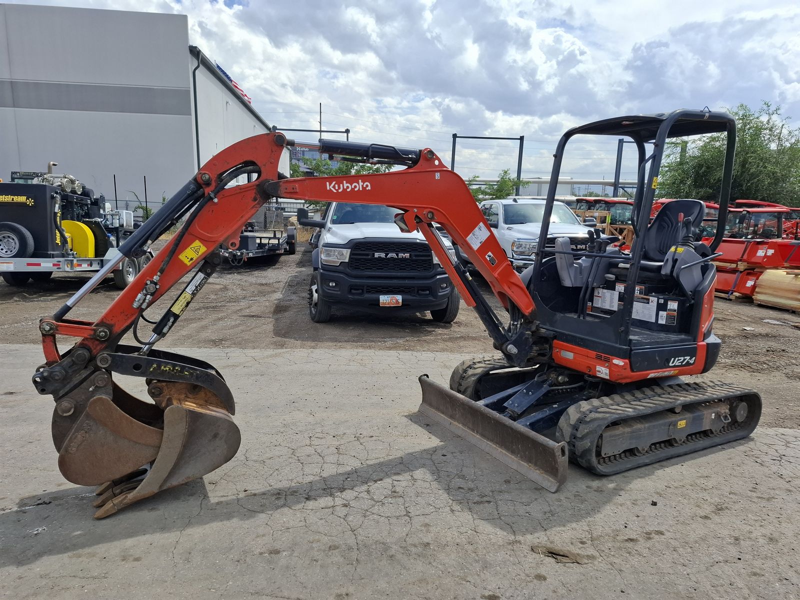 2022 KUBOTA U27-4 COMPACT EXCAVATOR