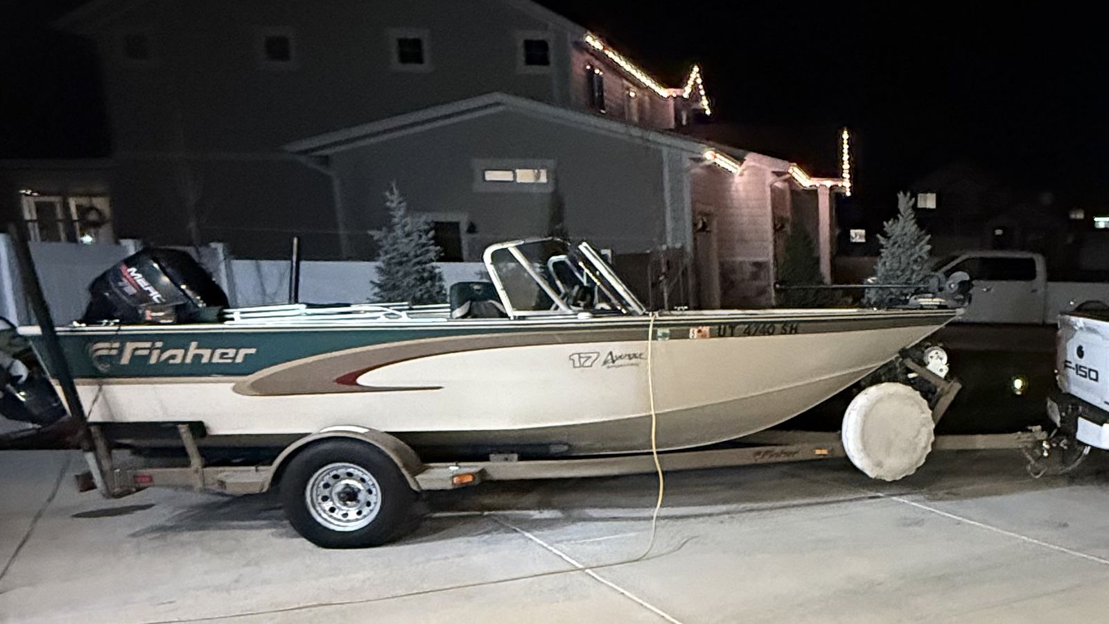 1999 Fisher Aluminum Fishing Boat