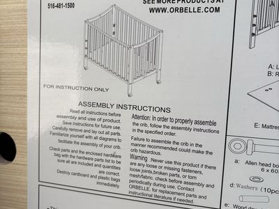 Folding Portable Crib