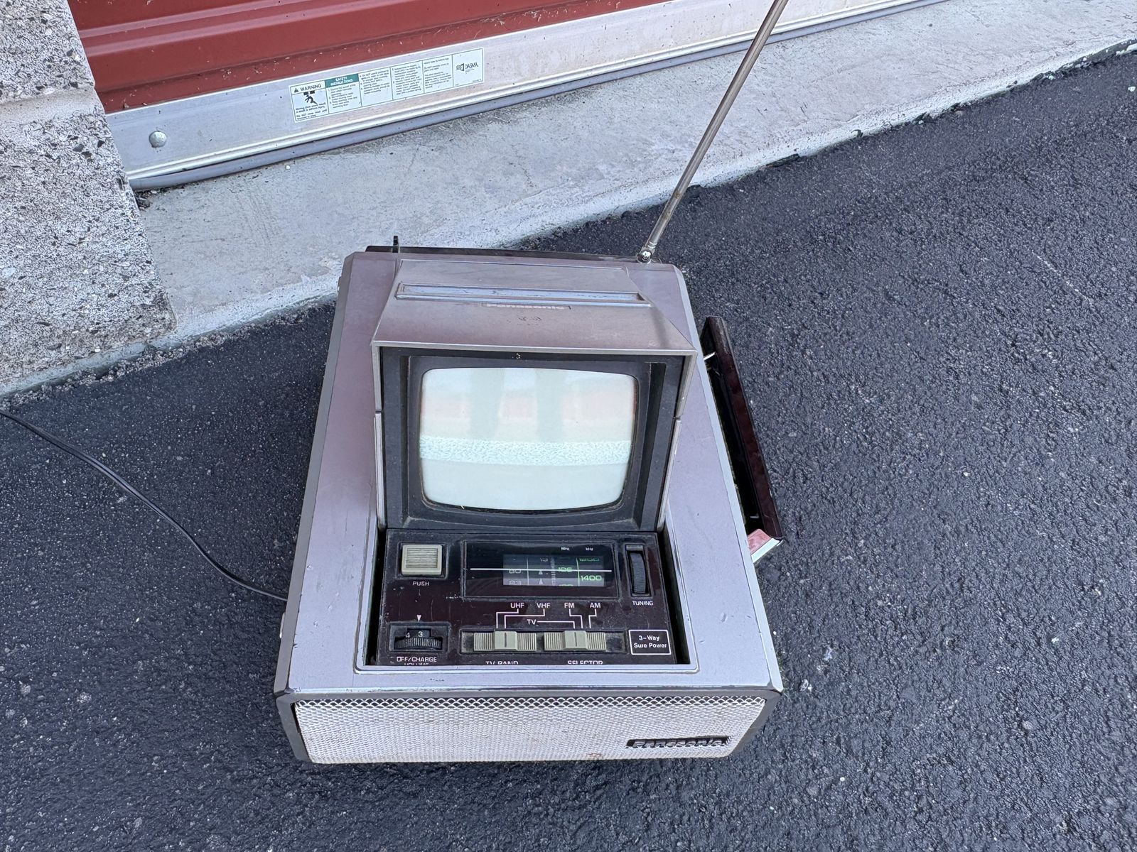 Vintage portable CRT TV’s. Some w radios. Rad retro decorations Antique televisions