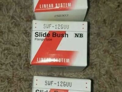 Three (3) SWF-12GVV SLIDE BUSH BEARING-Nippon Bearing - New Sealed With Box