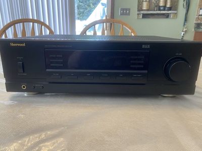 Sherwood RX-4105 100W AM/FM Stereo Receiver with Remote Control & Manual - Excellent Condition