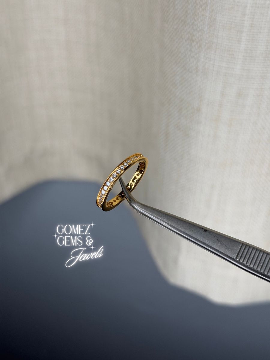 Sterling Silver Moissanite Ring