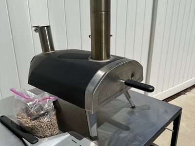 Pizza Oven, Cart, and Accessories