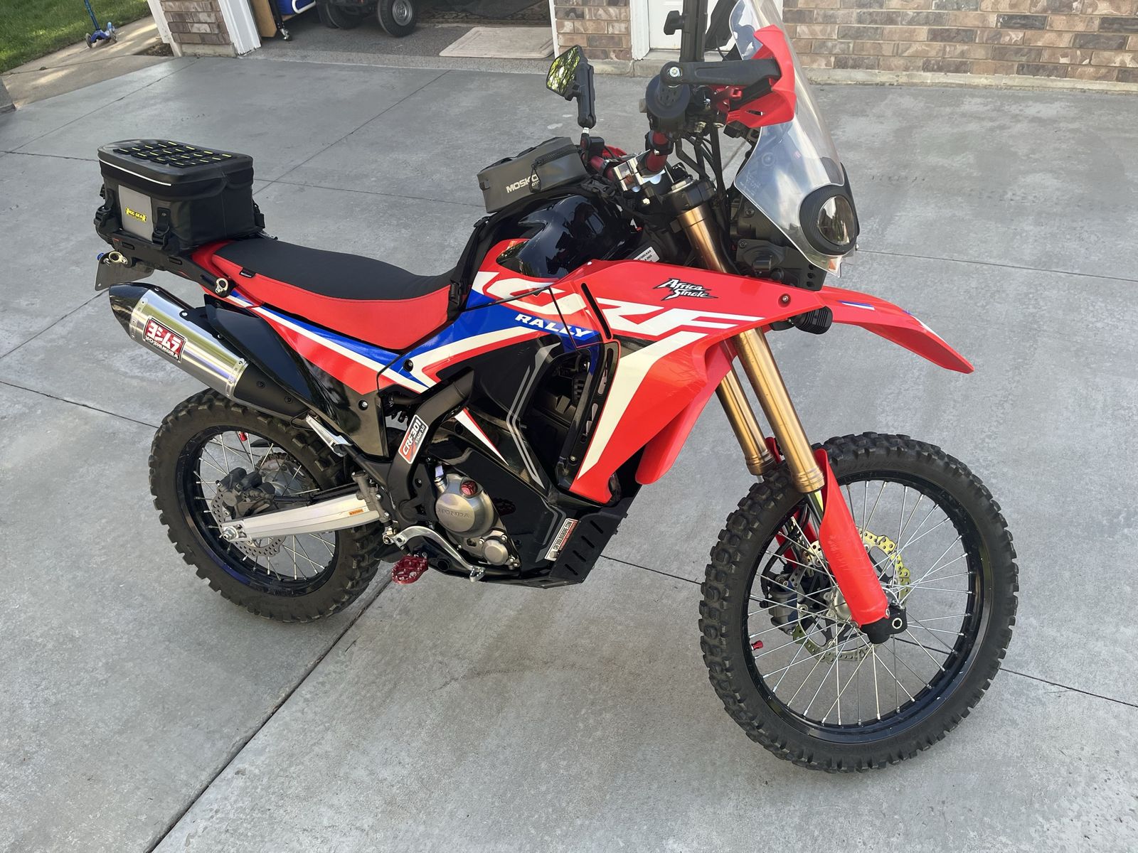 2024 Honda CRF300L Rally 301cc Big Bore suspension BDR Machine LOADED