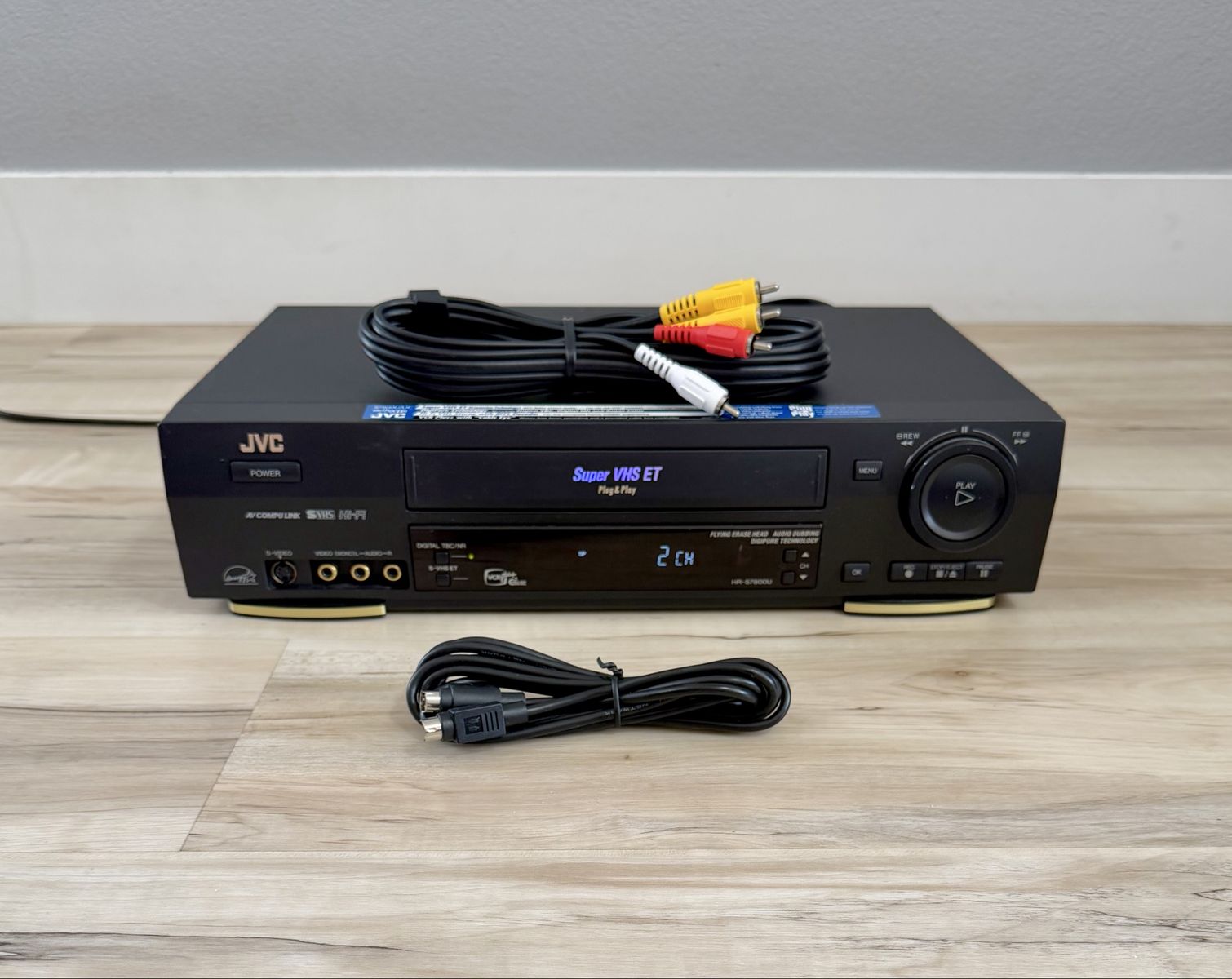 JVC HR-S7800U Pro VCR S-VHS VHS Player
