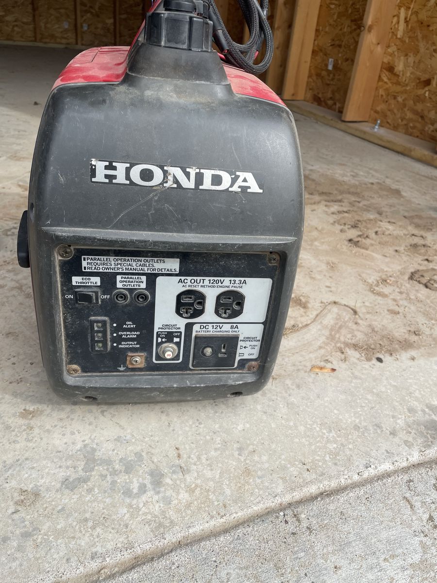 Honda 2000 Inverter generator (quiet)