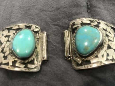 ANTIQUE TURQUISE WATCH BAND PIECES