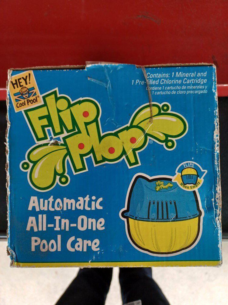 NEW Automatic Pool Care. Flip Plop. All in one.