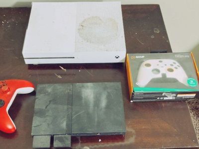 Xbox One Console with Controllers and Playstation 2 Console bundle