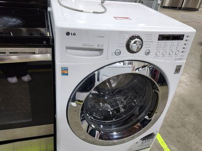 LG White Front Load Washer w/ Steam & TwinWash System