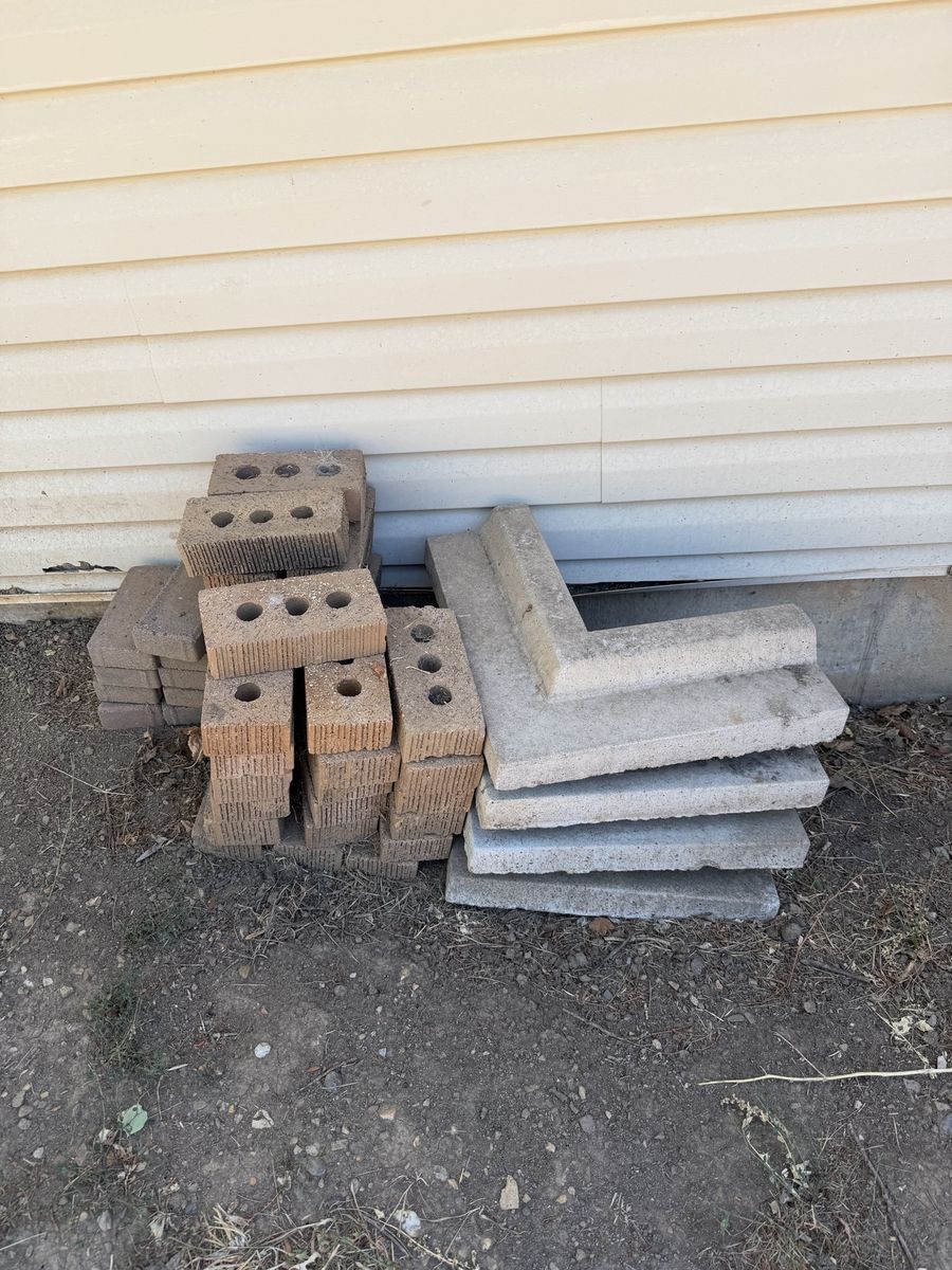 Free Bricks, pavers and tree surround