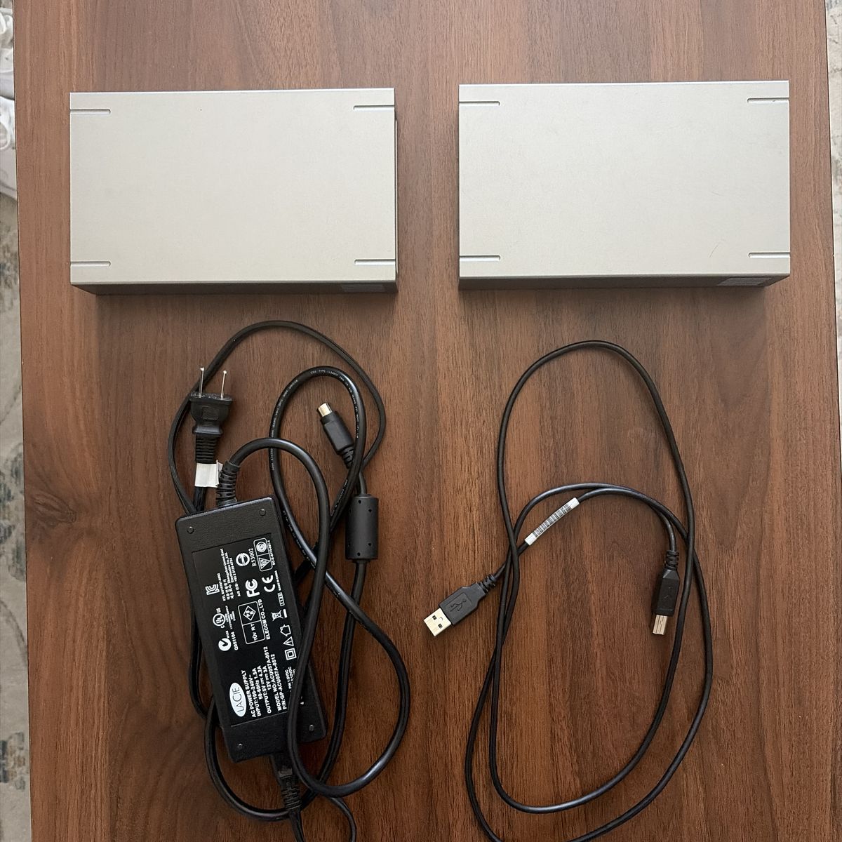 2 LaCie 500 GB External Hard Drives