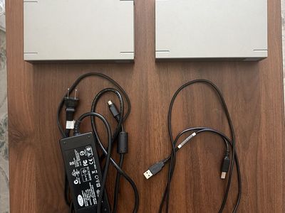 2 LaCie 500 GB External Hard Drives