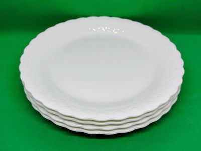 4 Mikasa Whit Silk salad plates, $1