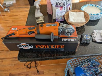 7" angle grinder