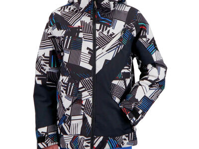 Obermeyer Teen Boys Outland Jacket - White Print