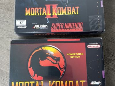 Mortal Kombat 1 & 2, Super Nintendo - CIB