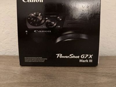 Canon G7X iii Black Sealed BRAND NEW L@@K