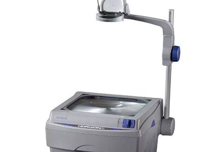 Brand New Apollo Overhead Projector, Horizon 2, 2000 Lumen Output, 10" x 10", Open Head (V16000M)