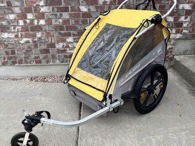 1-2 Child Burley Honey Bee Bike Trailer Stroller