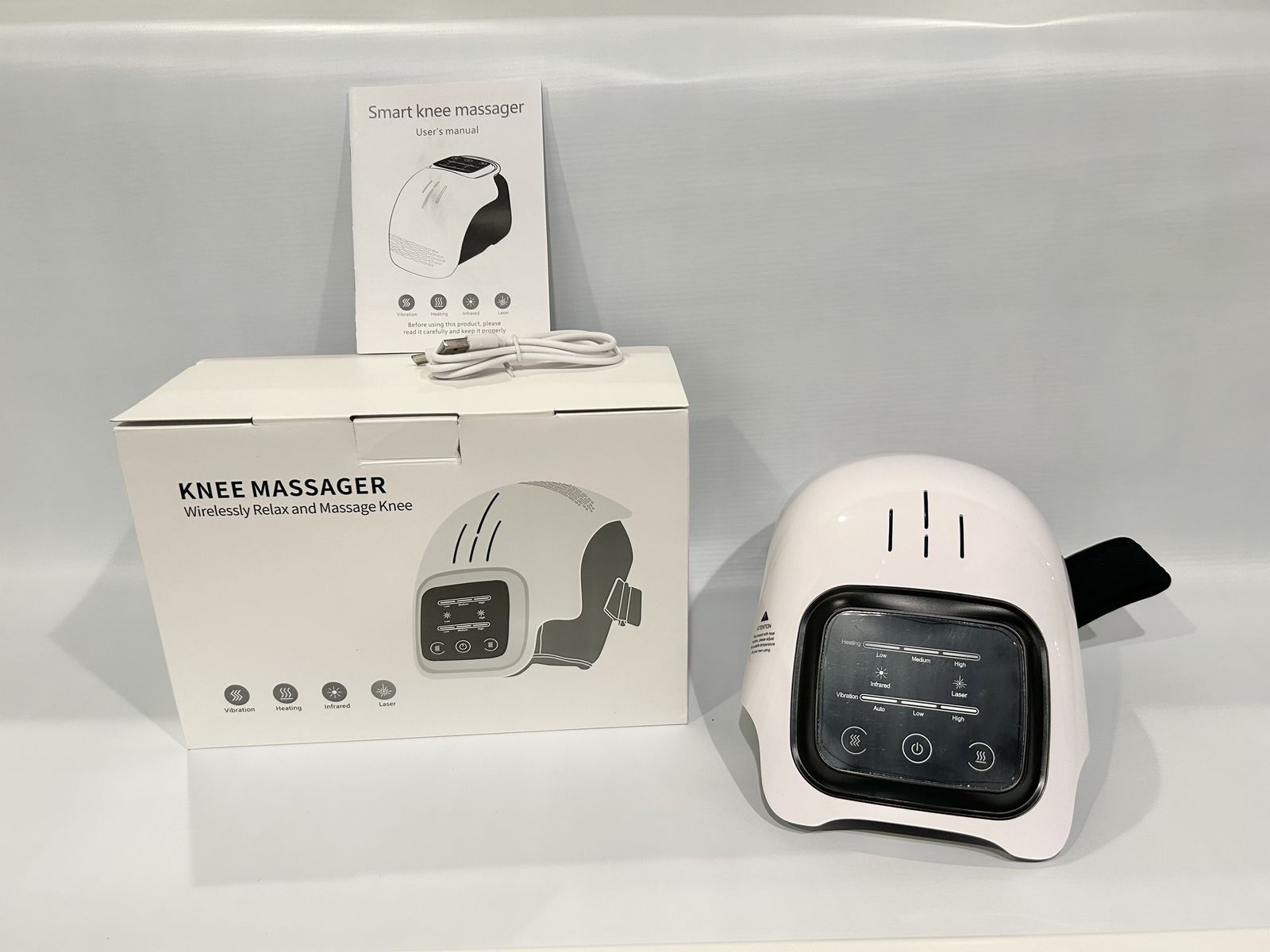 New Knee Bliss Wireless Massager Heat Infrared Laser