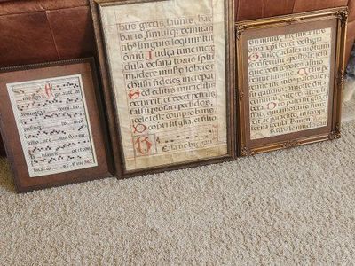 Unique Framed Inscription Writings