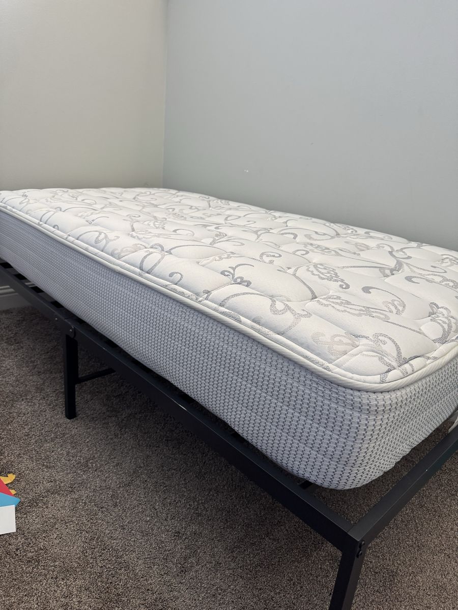 Twin Mattress and Platform Frame